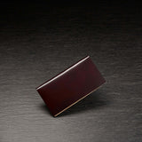 コードバン長財布のサイド