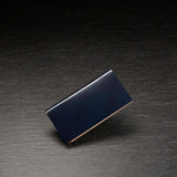 コードバン長財布のエッジ