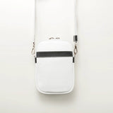 【アトリエヒロ】シェル 黒蝶貝ボタン 縦型スマホポーチウォレット