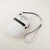 【アトリエヒロ】シェル 黒蝶貝ボタン 縦型スマホポーチウォレット