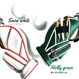 【アドバンテージ】ソフトシュリンクレザー キャディバッグ型 ゴルフボールケース