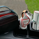 【アドバンテージ】ソフトシュリンクレザー 筒型ゴルフボールケース