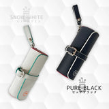 【アドバンテージ】ソフトシュリンクレザー 筒型ゴルフボールケース